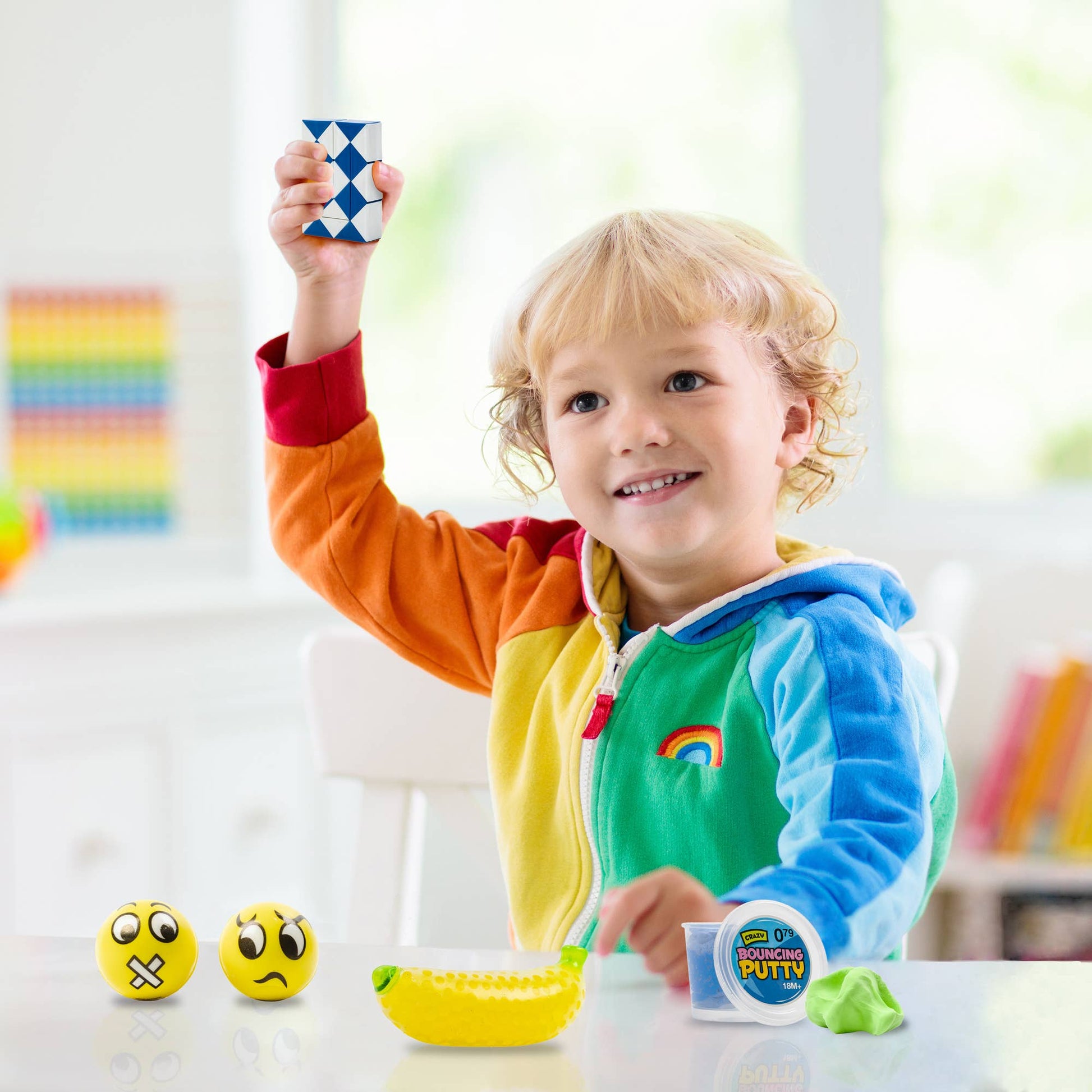 Ensemble de 11 jouets pour le stress, l'anxiété et les sensations