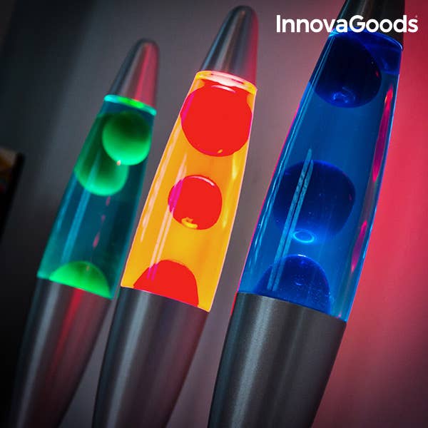 Lampe à lave magma 25 W | Bleu | InnovaGoods