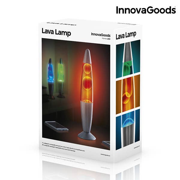 Lampe à lave magma 25 W | Bleu | InnovaGoods