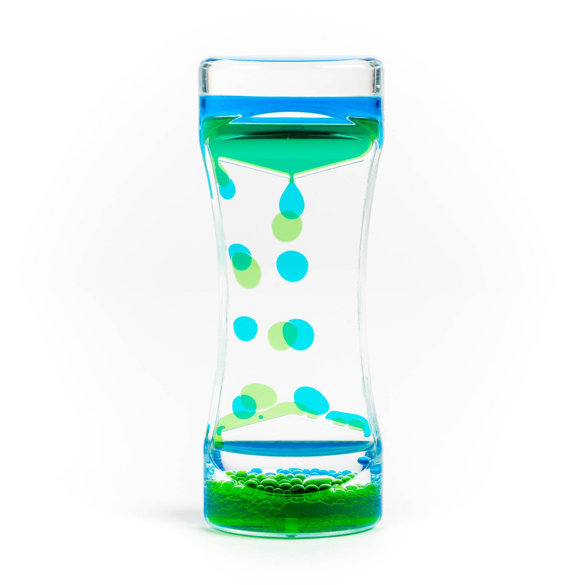 Sablier sensoriel Liquid Motion Timer, 14 cm: Bleu